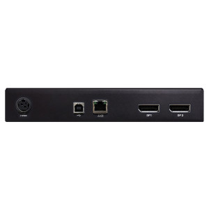 Black Box EMD2002SE-DP-R DVI KVM-over-IP Extender Receiver, Single-Head, DisplayPort, USB 2.0, Audio, RJ45